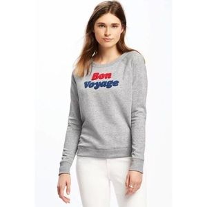Old Navy Bon Voyage Sweatshirt Size Large